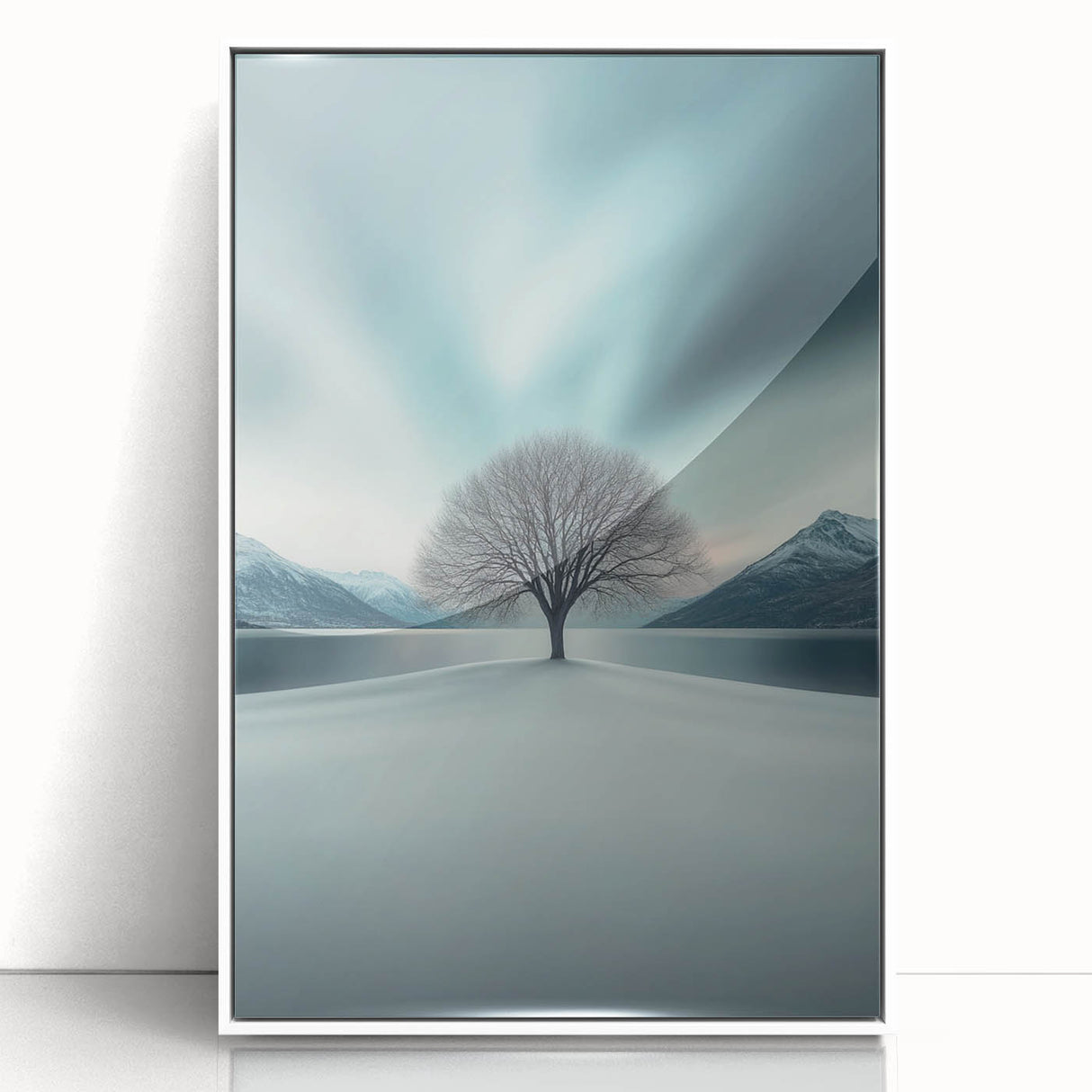 Serene Winter Landscape - Fine Art Photography Canvas Prints