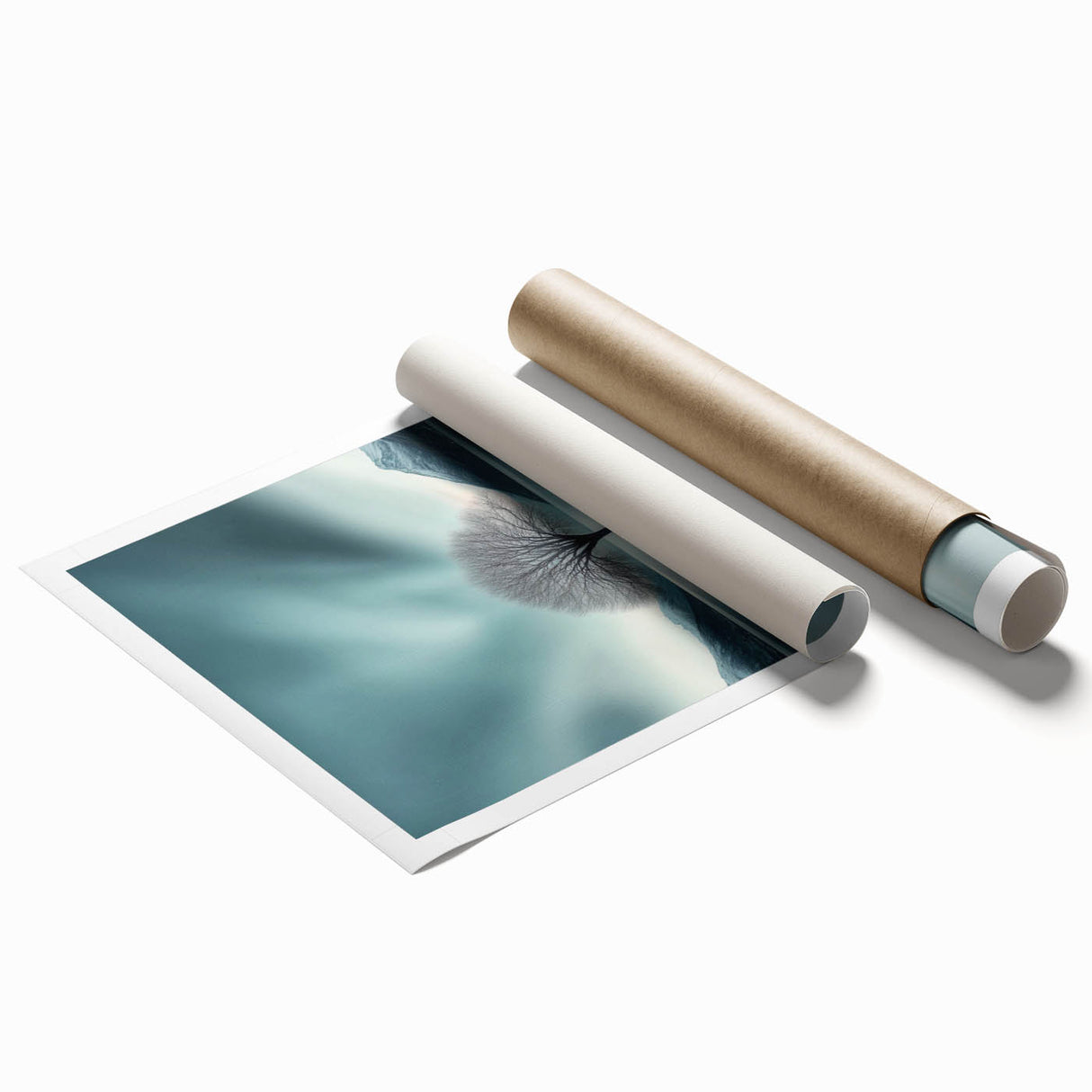 Serene Winter Landscape - Fine Art Photography Canvas Prints