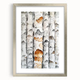 Birch Tree Watercolor – Elegant Botanical Wall Art Print