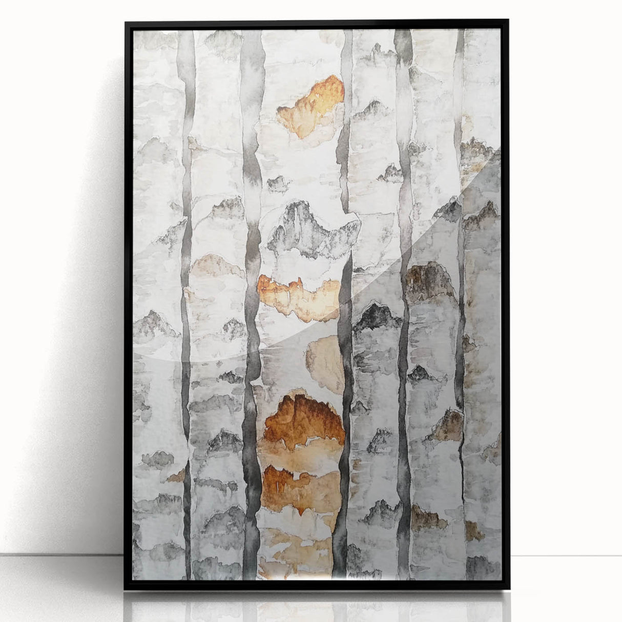 Birch Tree Watercolor – Elegant Botanical Wall Art Print