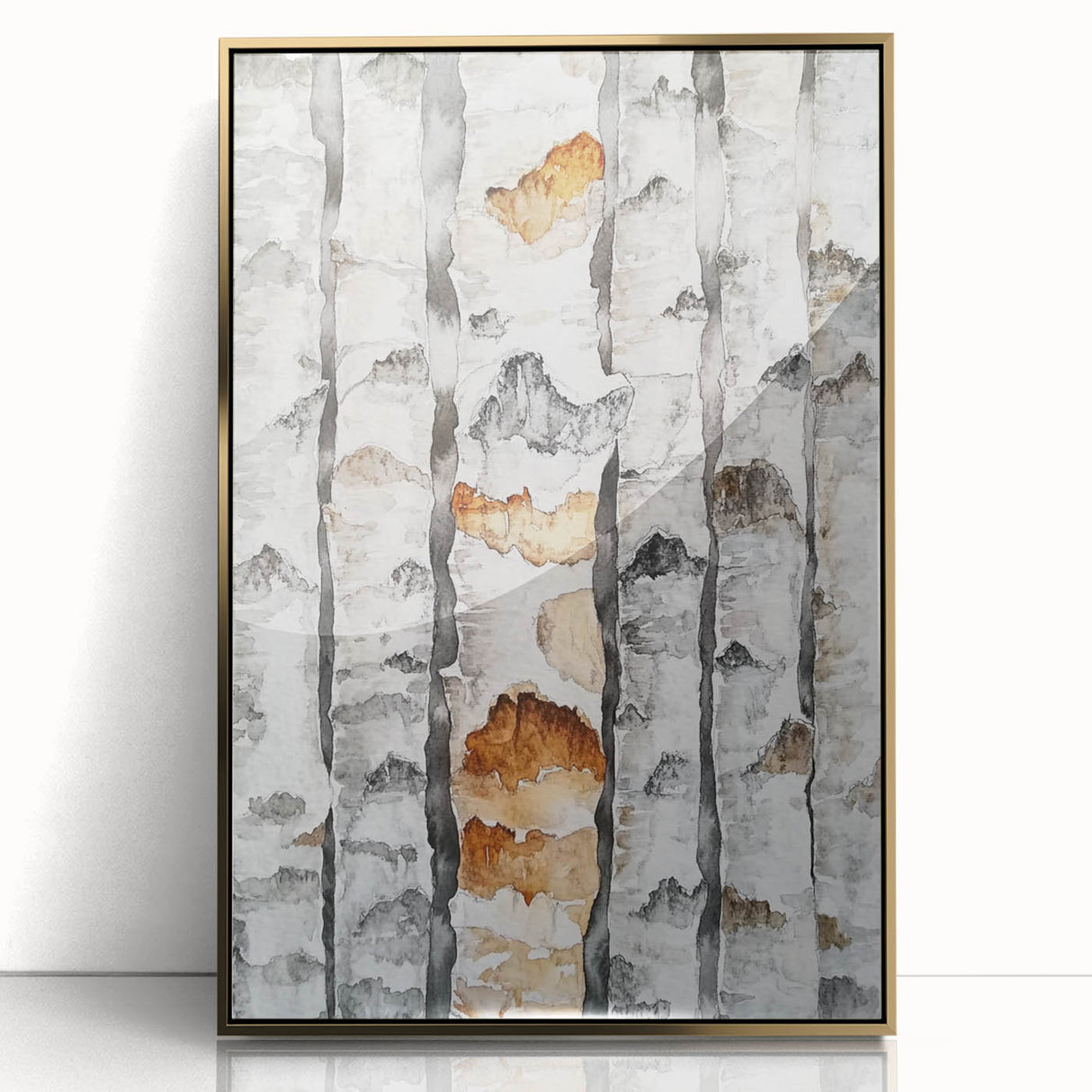 Birch Tree Watercolor – Elegant Botanical Wall Art Print