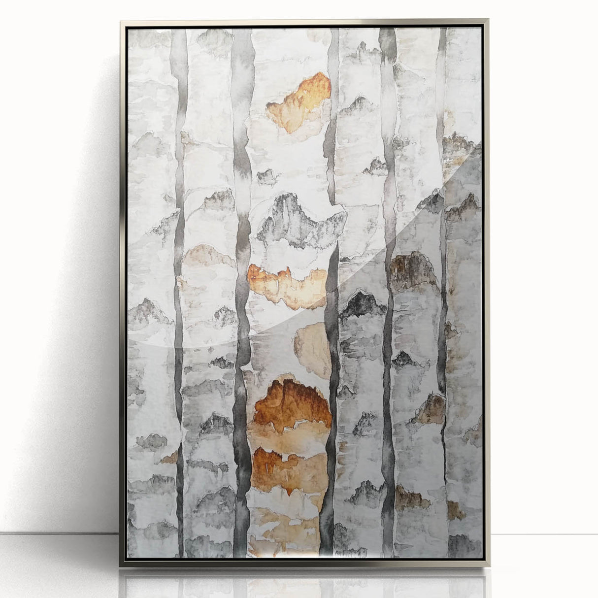 Birch Tree Watercolor – Elegant Botanical Wall Art Print