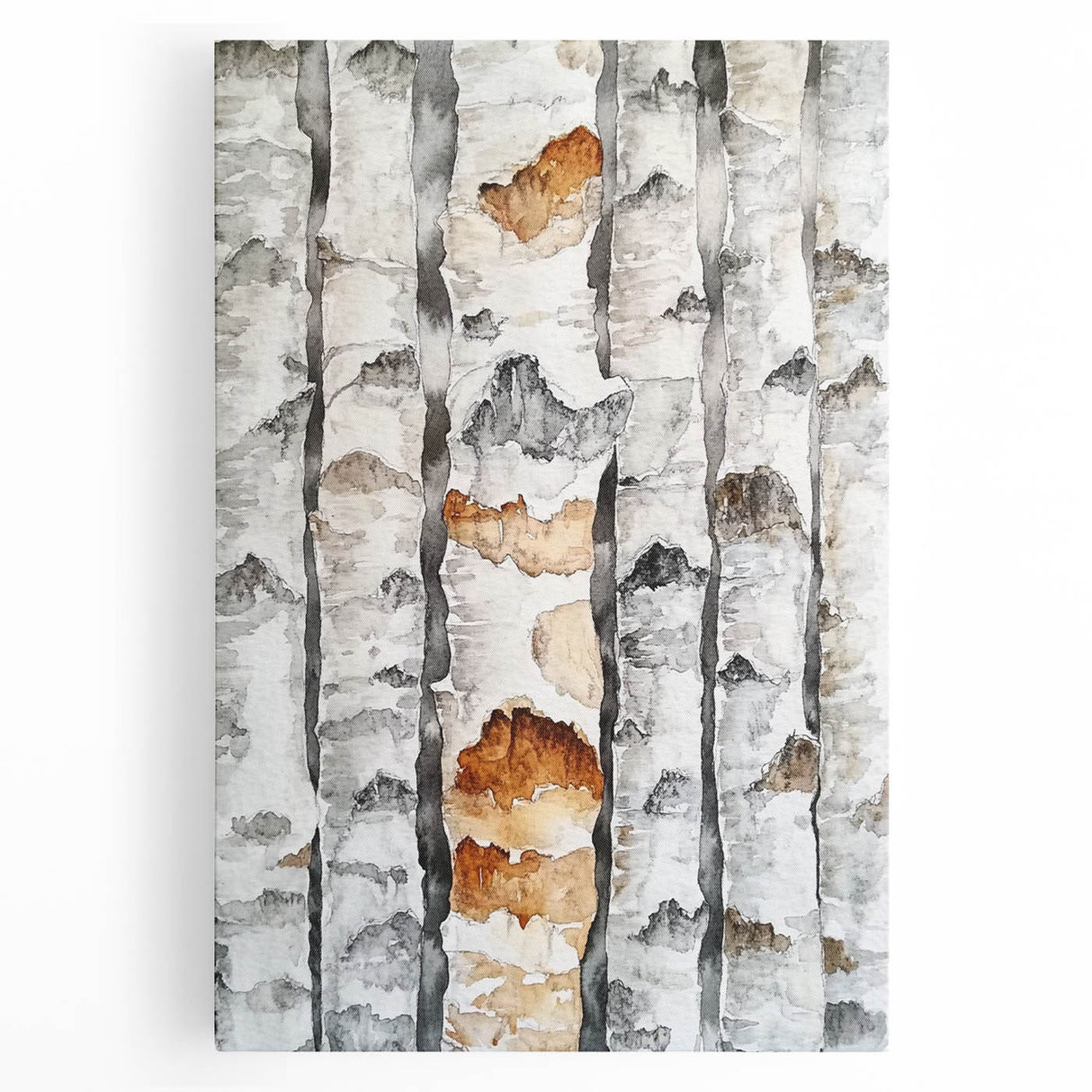 Birch Tree Watercolor – Elegant Botanical Wall Art Print