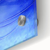 Contemporary Canvas Prints - Bold Blue Abstract Minimalist Art