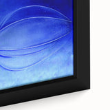 Contemporary Canvas Prints - Bold Blue Abstract Minimalist Art