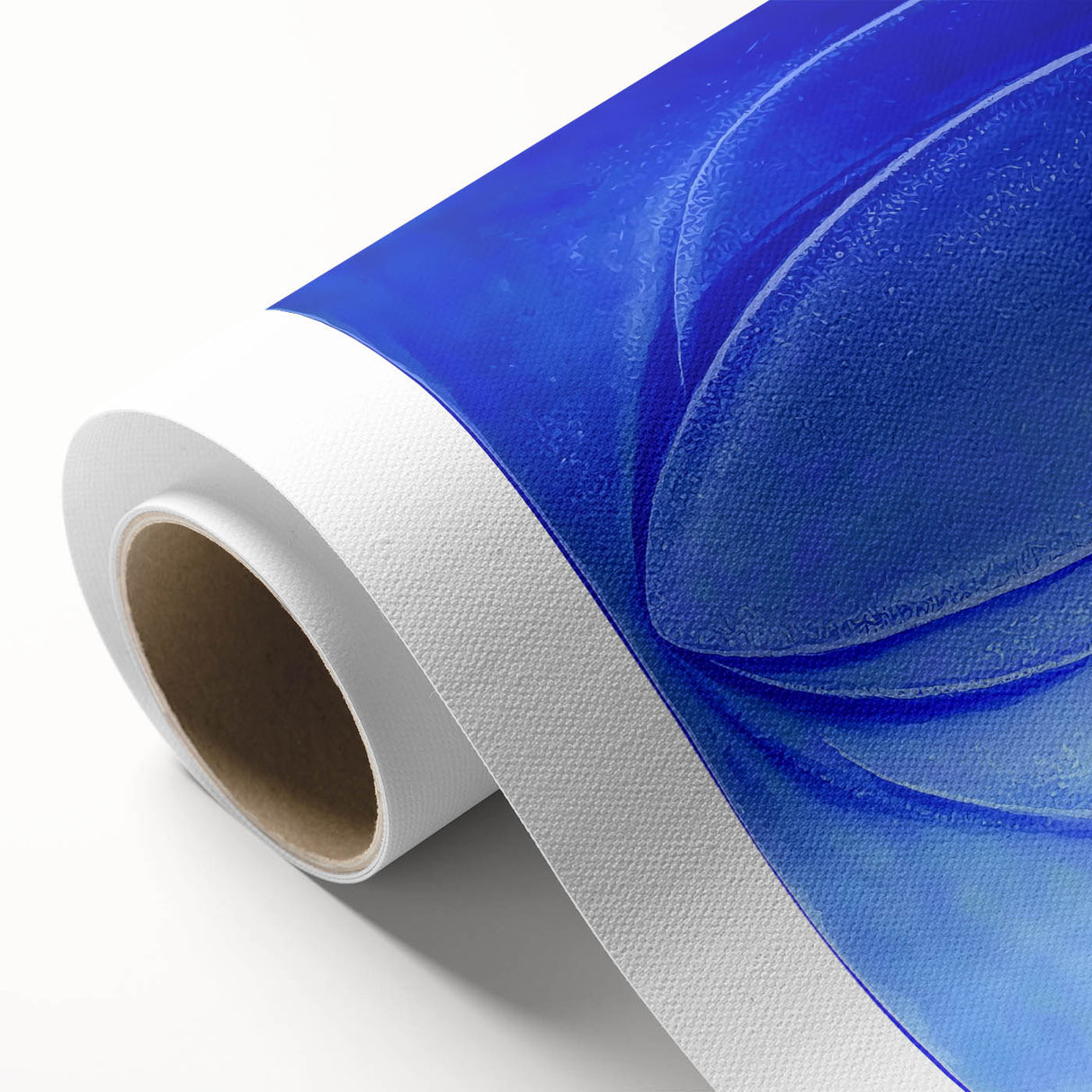 Contemporary Canvas Prints - Bold Blue Abstract Minimalist Art