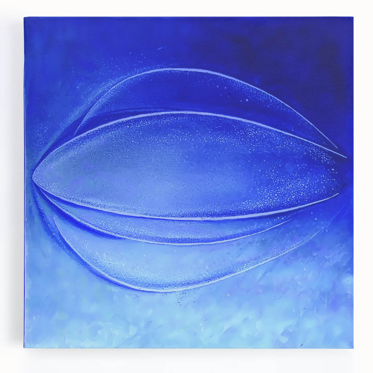 Contemporary Canvas Prints - Bold Blue Abstract Minimalist Art