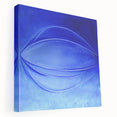 Contemporary Canvas Prints - Bold Blue Abstract Minimalist Art