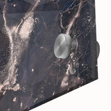 Metallic Midnight Flow – Fluid Abstract Wall Art on Canvas