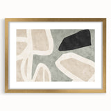 Earthen Harmony Abstracts – Modern Neutral Abstract Canvas Wall Art