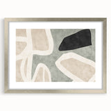 Golden Silhouette Horse – Earthen Harmony Abstract Wall Art