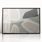 Golden Silhouette Horse – Earthen Harmony Abstract Wall Art