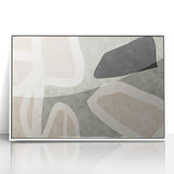 Golden Silhouette Horse – Earthen Harmony Abstract Wall Art