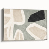 Golden Silhouette Horse – Earthen Harmony Abstract Wall Art