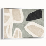Earthen Harmony Abstracts – Modern Neutral Abstract Canvas Wall Art