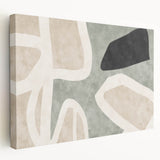 Golden Silhouette Horse – Earthen Harmony Abstract Wall Art