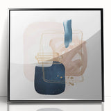 Geometric Minimalist Abstract Wall Art - Modern Interior Decor