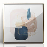 Geometric Minimalist Abstract Wall Art - Modern Interior Decor