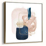 Geometric Minimalist Abstract Wall Art - Modern Interior Decor