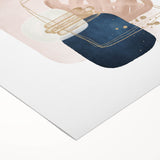 Geometric Minimalist Abstract Wall Art - Modern Interior Decor