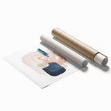 Geometric Minimalist Abstract Wall Art - Modern Interior Decor