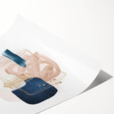 Geometric Minimalist Abstract Wall Art - Modern Interior Decor