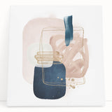 Geometric Minimalist Abstract Wall Art - Modern Interior Decor