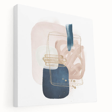 Geometric Minimalist Abstract Wall Art - Modern Interior Decor