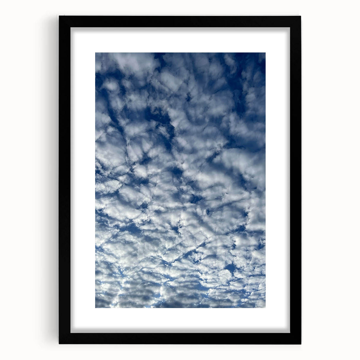 Contemporary Minimalist Nature Art – Sky Full of Gentle Cloud Forms