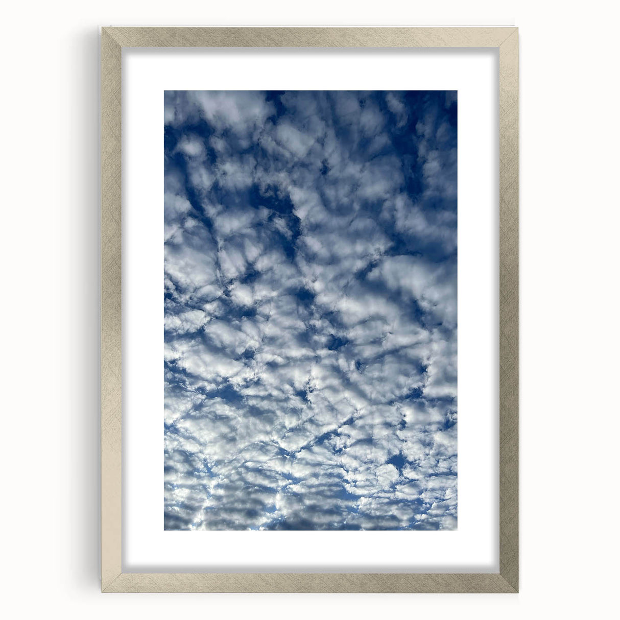 Contemporary Minimalist Nature Art – Sky Full of Gentle Cloud Forms