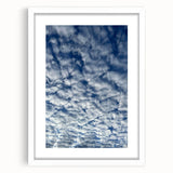 Contemporary Minimalist Nature Art – Sky Full of Gentle Cloud Forms