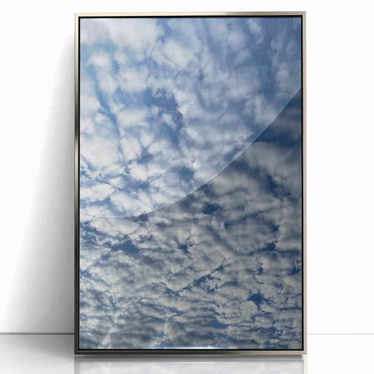 Contemporary Minimalist Nature Art – Sky Full of Gentle Cloud Forms