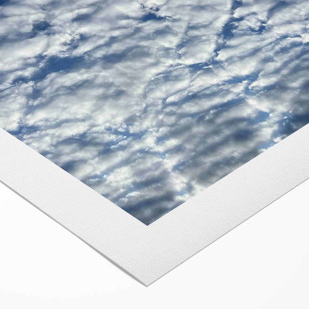 Contemporary Minimalist Nature Art – Sky Full of Gentle Cloud Forms