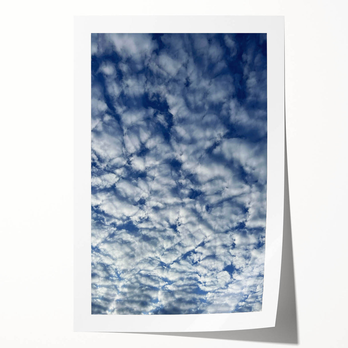 Contemporary Minimalist Nature Art – Sky Full of Gentle Cloud Forms