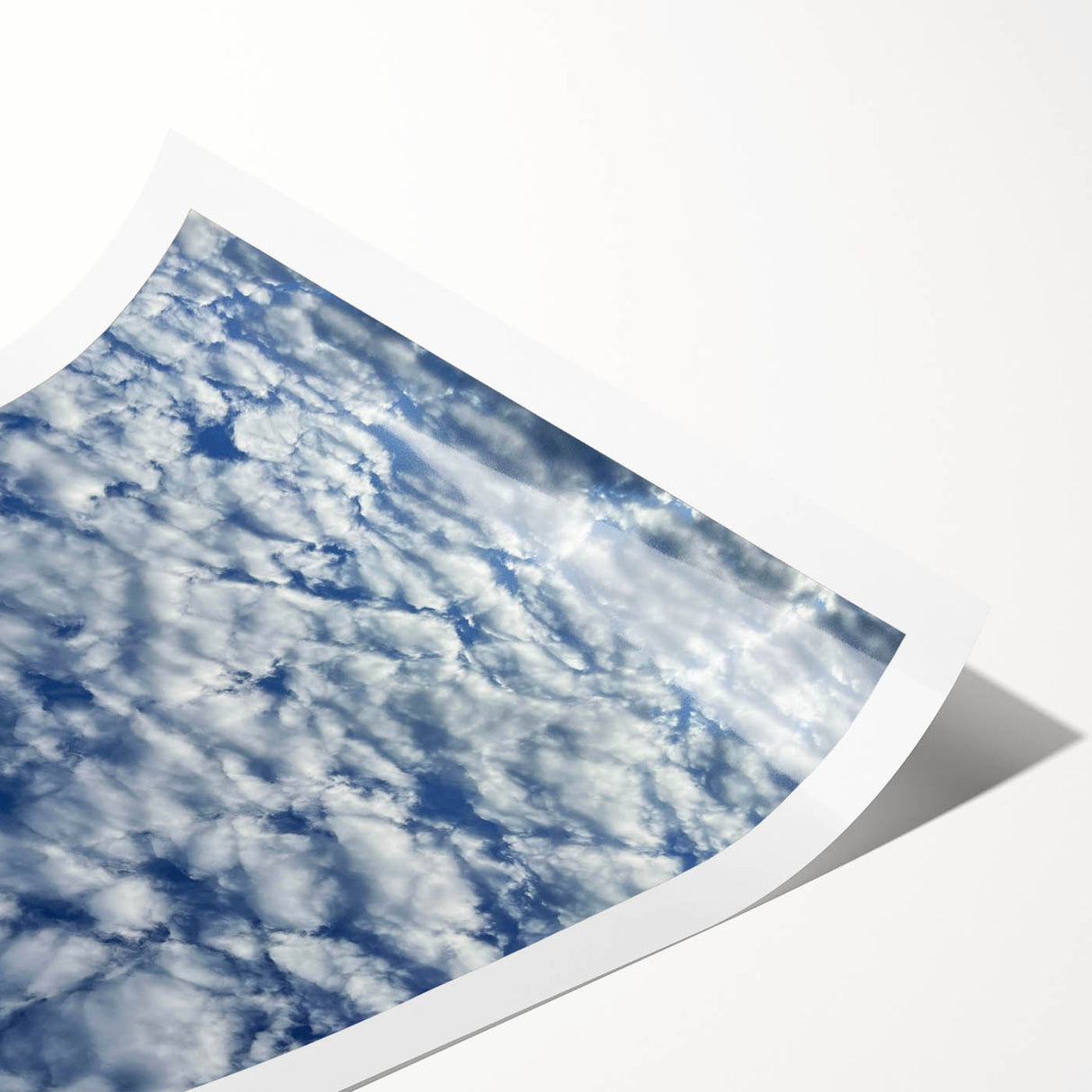 Contemporary Minimalist Nature Art – Sky Full of Gentle Cloud Forms