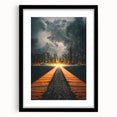Metropolitan Photography Art - Dramatic City Skyline Print