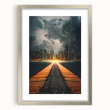 Metropolitan Photography Art - Dramatic City Skyline Print