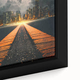 Metropolitan Photography Art - Dramatic City Skyline Print