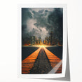 Metropolitan Photography Art - Dramatic City Skyline Print