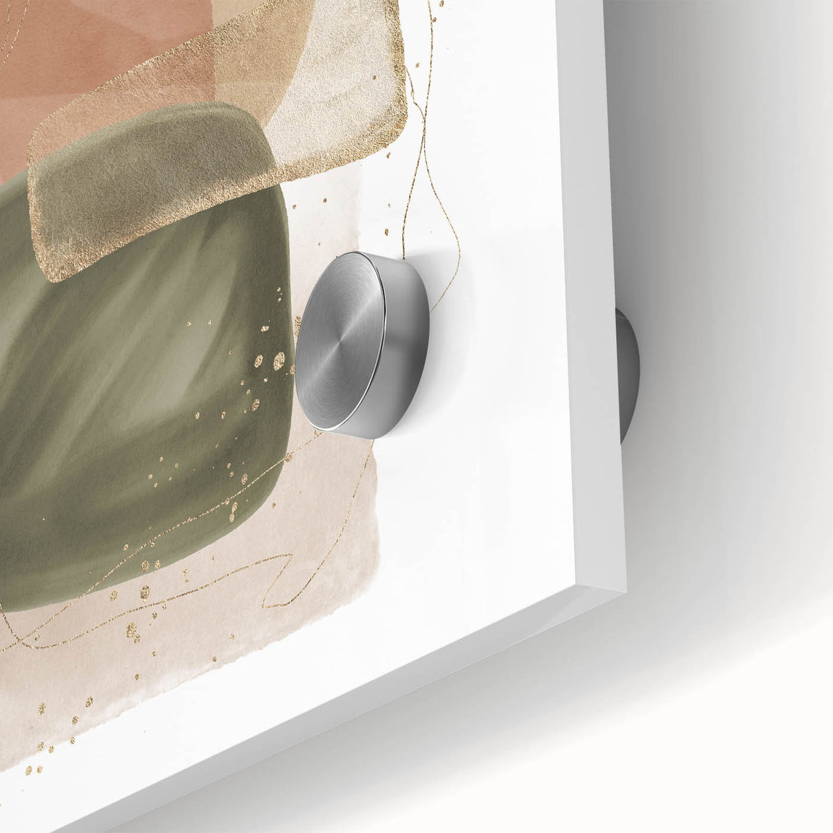 Geometric Minimalist Abstract Wall Art – Modern Earth Tone Design