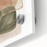 Geometric Minimalist Abstract Wall Art – Modern Earth Tone Design