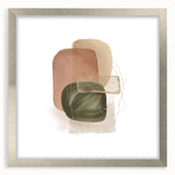 Geometric Minimalist Abstract Wall Art – Modern Earth Tone Design