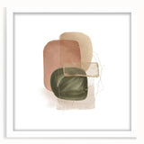 Geometric Minimalist Abstract Wall Art – Modern Earth Tone Design