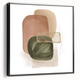 Geometric Minimalist Abstract Wall Art – Modern Earth Tone Design