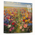 Vibrant Wildflower Meadow – Colorful Nature Art Print