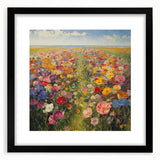 Vibrant Wildflower Meadow – Colorful Nature Art Print