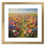 Vibrant Wildflower Meadow – Colorful Nature Art Print