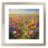 Vibrant Wildflower Meadow – Colorful Nature Art Print