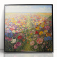 Vibrant Wildflower Meadow – Colorful Nature Art Print