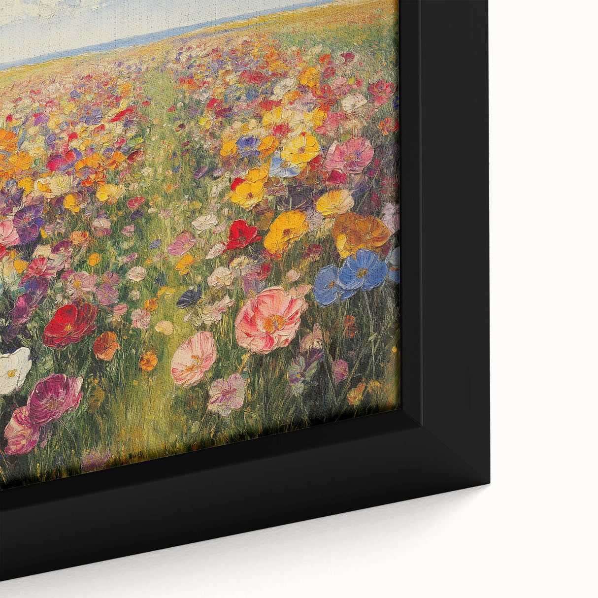 Vibrant Wildflower Meadow – Colorful Nature Art Print
